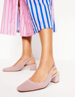 Heels | Suits & Tailoring-Boden Ailsa Block Heel Slingbacks-Almond Pink Suede AlmondPinkSuede