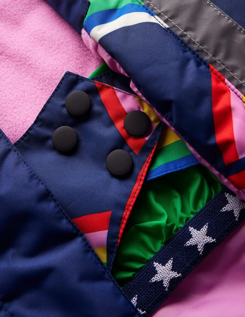 Coats & Jackets-Boden All-Weather Waterproof Coat-College Navy Rainbows CollegeNavyRainbows