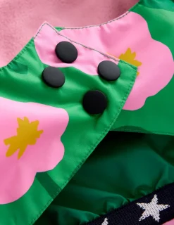 Coats & Jackets-Boden All-Weather Waterproof Coat-Rich Emerald Cut Out Flower RichEmeraldCutOutFlower