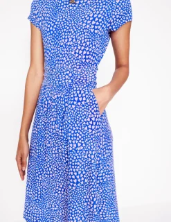 Dresses & Jumpsuits | Short-Boden Amelie Jersey Dress-Gallery Blue, Heart Cluster GalleryBlue,HeartCluster