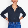Shirts | T-Shirts & Tanks-Boden Amy Jersey Shirt- Navy