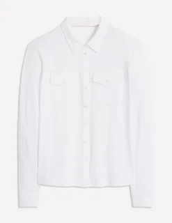 Shirts | T-Shirts & Tanks-Boden Amy Jersey Shirt- White