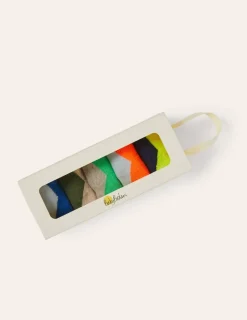 Socks & Underwear | Socks & Tights-Boden Ankle Socks 5 Pack-Multi Chevron MultiChevron