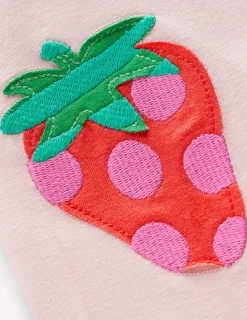 Pants & Jeans | Leggings-Boden Appliqué Leggings-Chalk Violet Strawberries ChalkVioletStrawberries