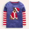 Tops, T-Shirts & Polos-Boden Applique Mock Sleeve T-shirt-Bluejay Janet BluejayJanet