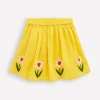 Skirts & Skorts-Boden Applique Skirt-Tropical Yellow Flowers TropicalYellowFlowers