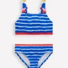 Swimwear & Beachwear-Boden Applique Strap Bikini-Gallery Blue Stripe Butterfly GalleryBlueStripeButterfly