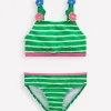 Swimwear & Beachwear-Boden Applique Strap Bikini-Sapling Green Stripe Hearts SaplingGreenStripeHearts