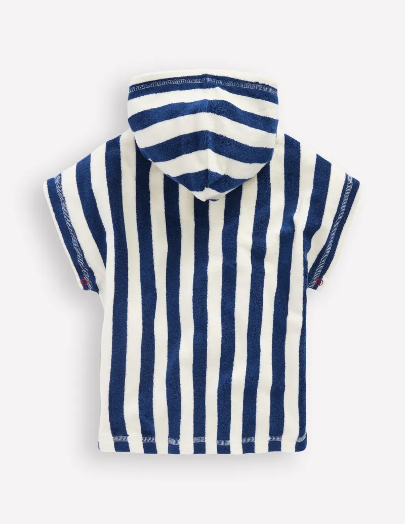 Swimwear & Beachwear-Boden Applique Towelling Throw On-Sapphire Blue Seagulls