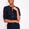 Tops & Blouses-Boden Bea Linen Top- Navy