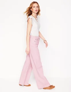 Nightwear & Lougewear | T-Shirts & Tanks-Boden Belle Broderie Sleeve Top- White