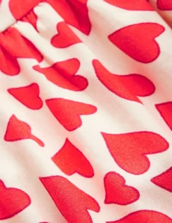 Dresses-Boden Betsy Tiered Twirly Dress-Poppy Red Hearts PoppyRedHearts