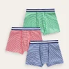 Socks & Underwear-Boden Boxers 3 Pack-Multi Fine Stripe MultiFineStripe