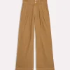 Pants-Boden Brompton Wide Leg Trousers- Gingerbread