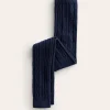 Socks & Tights-Boden Cable Footless Tights-College Navy CollegeNavy