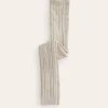 Socks & Tights-Boden Cable Footless Tights-Oatmeal Marl OatmealMarl