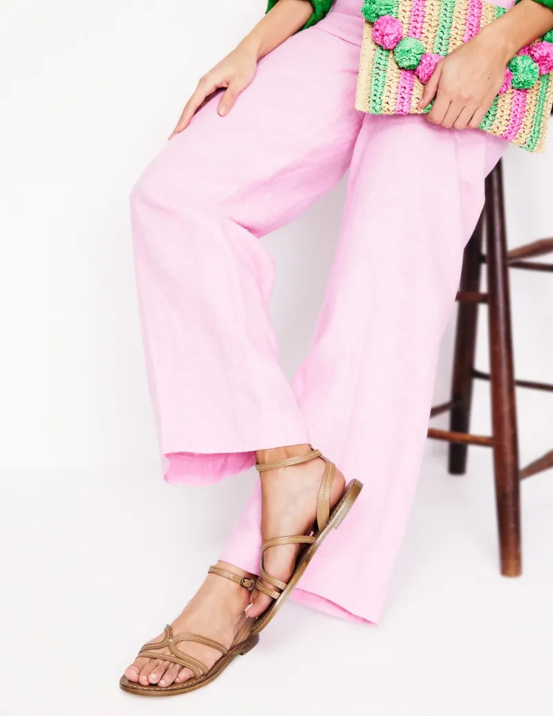 Flats | Sandals-Boden Casual Flat Sandal- Tan