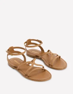 Flats | Sandals-Boden Casual Flat Sandal- Tan