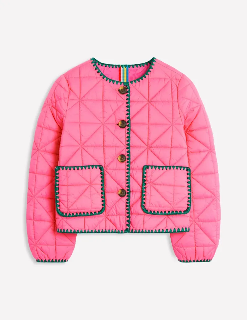 Jackets & Coats-Boden Chelsea Casual Jacket-Sorbet Pink SorbetPink