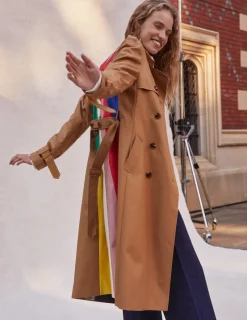 Jackets & Coats-Boden Cheltenham Trench Coat-Multi, Heart Spectrum Multi,HeartSpectrum
