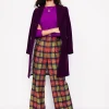 Pants-Boden Chiswick Wool Blend Pants-Green and Purple Check GreenandPurpleCheck