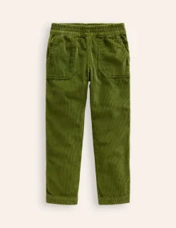 Pants & Jeans-Boden Chunky Cord Pull On Pants-Leaf Green LeafGreen