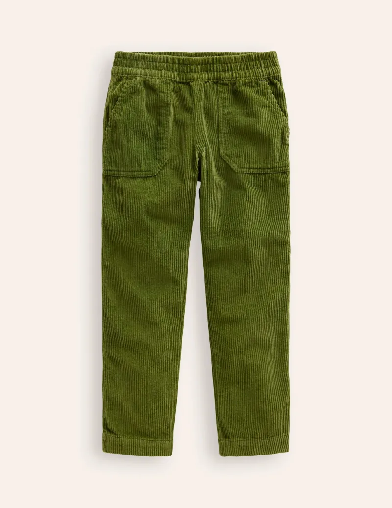 Pants & Jeans-Boden Chunky Cord Pull On Pants-Leaf Green LeafGreen