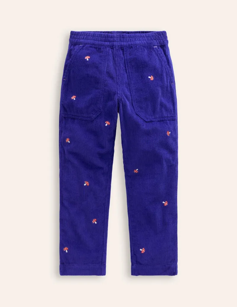 Pants & Jeans-Boden Chunky Cord Pull On Pants-Sapphire Blue Toadstool SapphireBlueToadstool