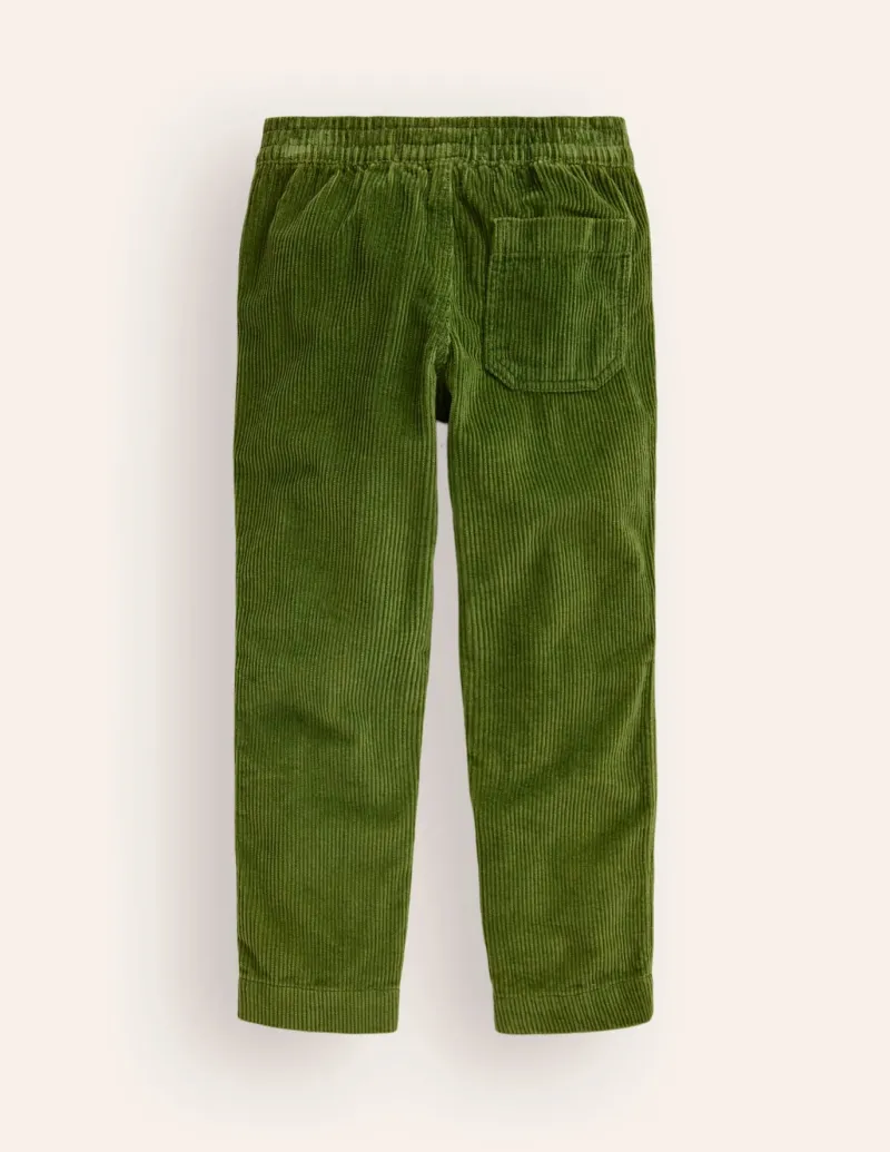 Pants & Jeans-Boden Chunky Cord Pull On Pants-Leaf Green LeafGreen