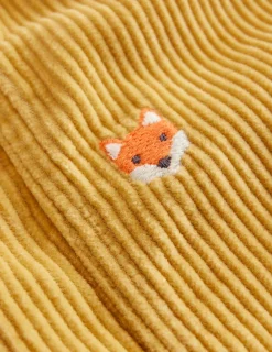 Pants & Jeans-Boden Chunky Cord Pull On Pants-Honeycomb Yellow Foxes HoneycombYellowFoxes