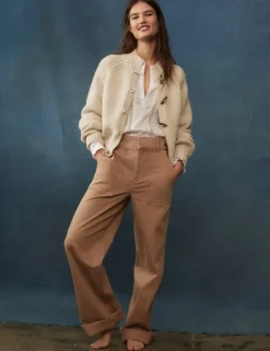 Sweaters & Cardigans-Boden Chunky Wool Cardigan-Warm Ivory WarmIvory