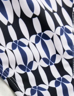 Swimwear-Boden Classic Bikini Bottoms-Black, White Geo Black,WhiteGeo