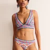 Swimwear-Boden Classic Bikini Bottoms-Ivory, Flora Stamp Ivory,FloraStamp