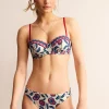 Swimwear-Boden Classic Bikini Bottoms-Ivory, Floret Vine Ivory,FloretVine