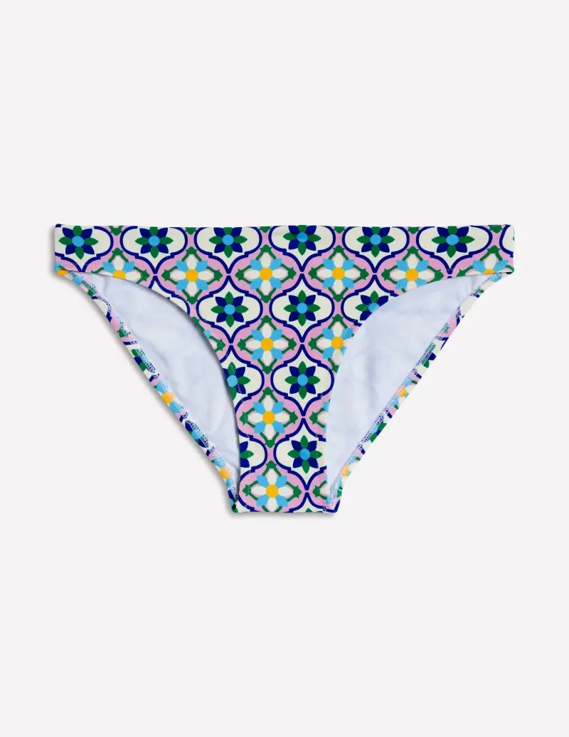 Swimwear-Boden Classic Bikini Bottoms-Multi, Floweret Tile Multi,FloweretTile