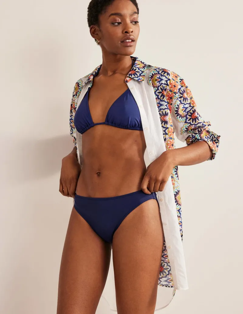 Swimwear-Boden Classic Bikini Bottoms- Navy