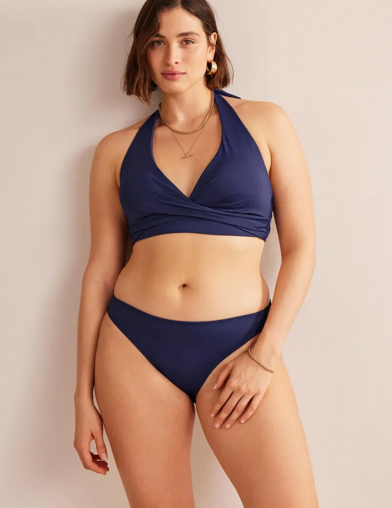 Swimwear-Boden Classic Bikini Bottoms- Navy