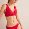 Swimwear-Boden Classic Bikini Bottoms- Red