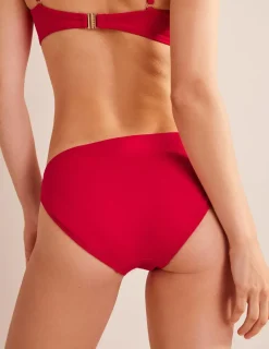 Swimwear-Boden Classic Bikini Bottoms- Red