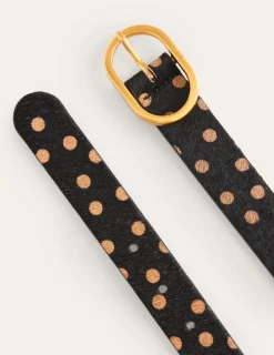 Belts-Boden Classic Leather Belt-Black and Camel Spot BlackandCamelSpot