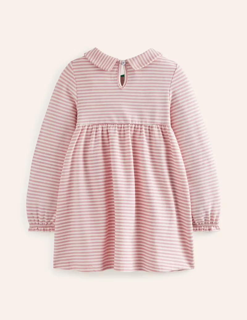 Tops & T-Shirts | Tunics-Boden Collared Tunic-Vintage Pink/ Oatmeal Stripe VintagePink/OatmealStripe
