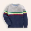 Sweaters & Cardigans-Boden Colour Block Sweater-College Navy CollegeNavy