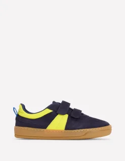 Shoes, Sneakers & Boots | Shoes, Sneakers & Boots-Boden Colourblock Low Tops-College Navy/Neon CollegeNavy/Neon