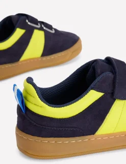 Shoes, Sneakers & Boots | Shoes, Sneakers & Boots-Boden Colourblock Low Tops-College Navy/Neon CollegeNavy/Neon