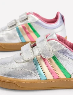 Shoes, Sneakers & Boots-Boden Colourblock Low Tops-Silver Metallic SilverMetallic