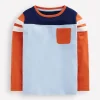 Tops, T-Shirts & Polos-Boden Colourblock T-shirt-Glacier Blue Colourblock GlacierBlueColourblock