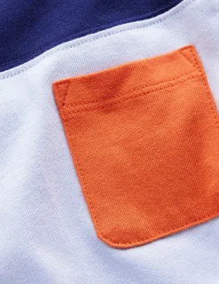 Tops, T-Shirts & Polos-Boden Colourblock T-shirt-Glacier Blue Colourblock GlacierBlueColourblock