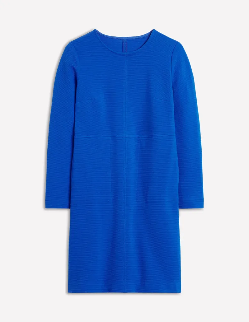 Dresses & Jumpsuits | Petite Dresses-Boden Cornelia Ottoman Dress-Gallery Blue GalleryBlue