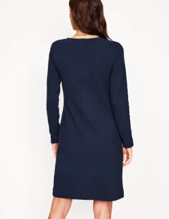 Dresses & Jumpsuits | Petite Dresses-Boden Cornelia Ottoman Dress- Navy