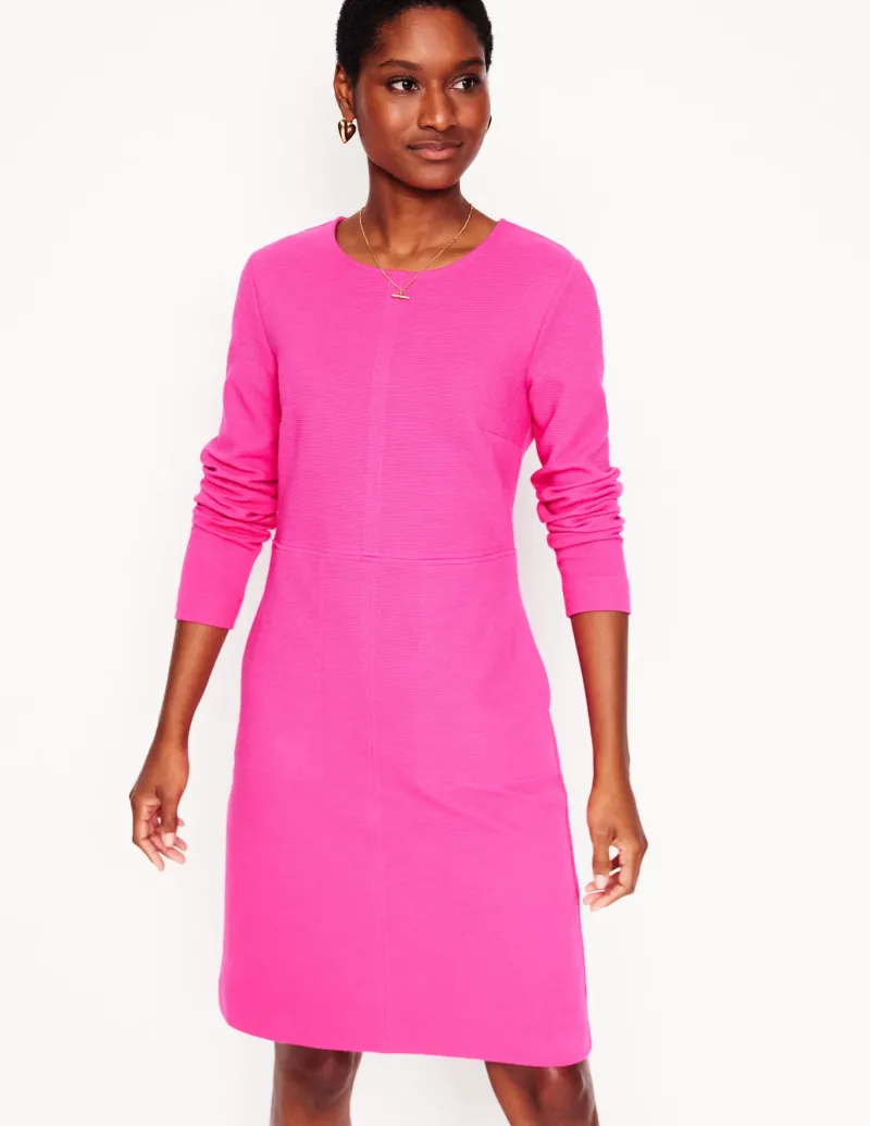 Dresses & Jumpsuits | Petite Dresses-Boden Cornelia Ottoman Dress-Pink Peony PinkPeony